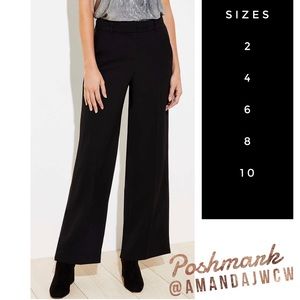 LOFT Wide Leg Tuxedo Pants- NWT!